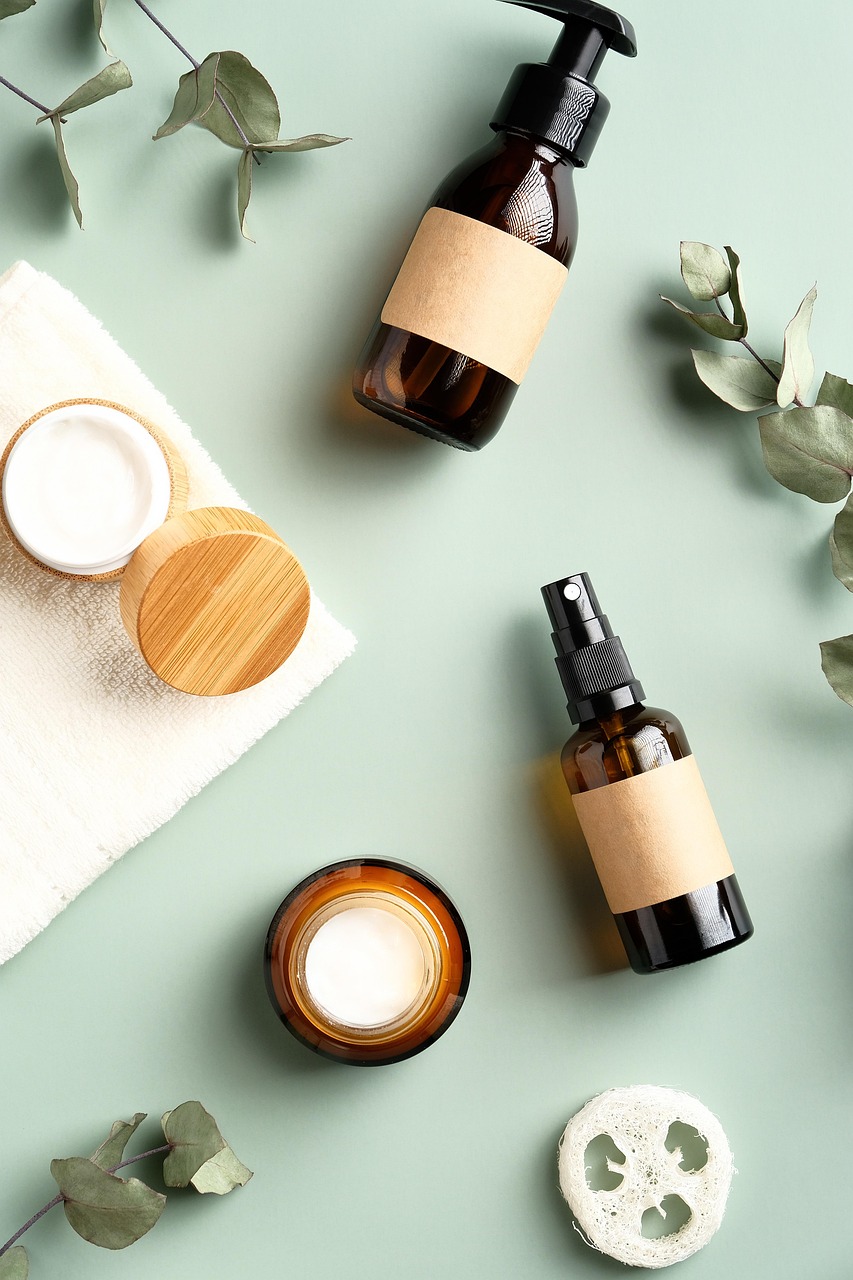 cosmetics, beauty, products, containers, herbs, leaves, organic, nature, healthy, cosmetics, cosmetics, cosmetics, cosmetics, cosmetics